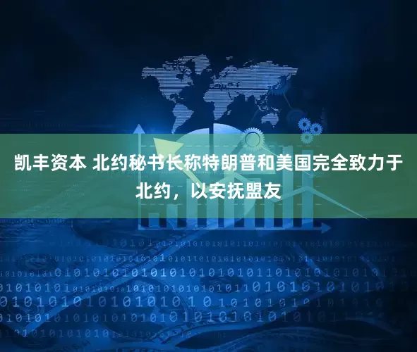凯丰资本 北约秘书长称特朗普和美国完全致力于北约，以安抚盟友